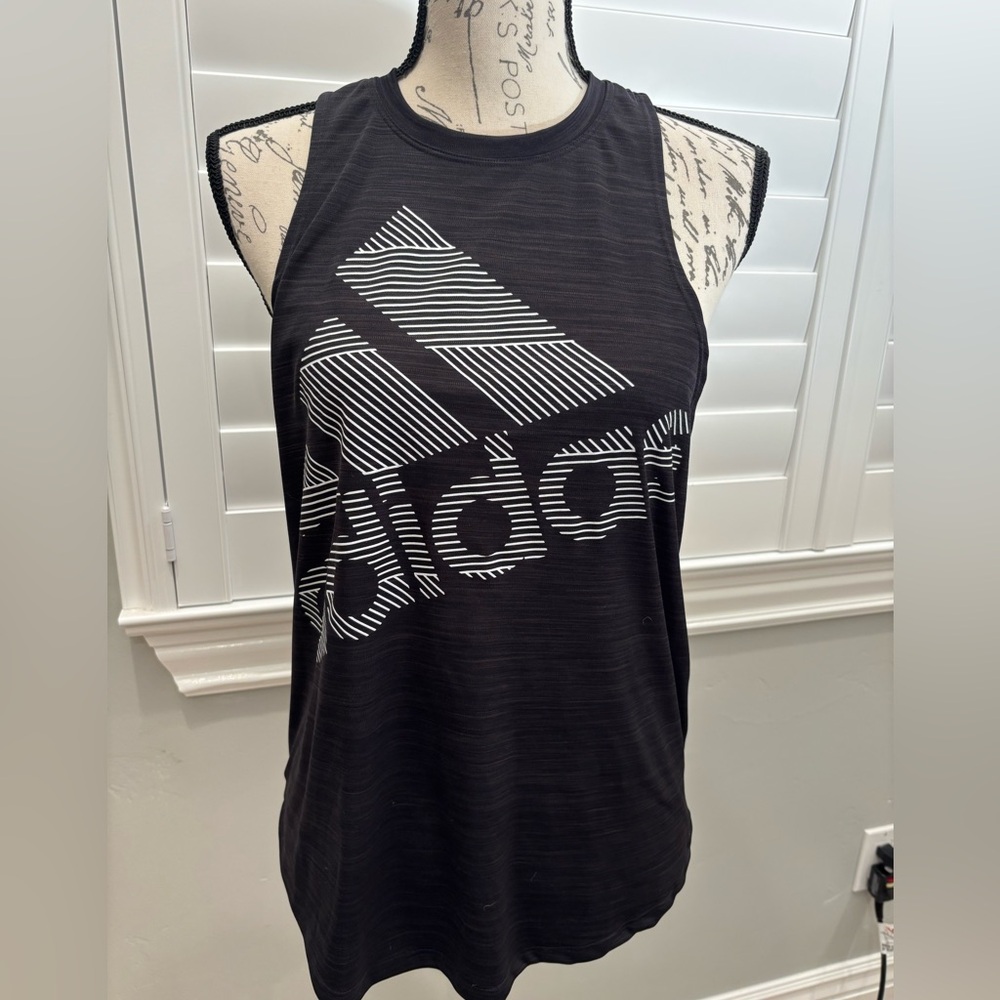 Adidas Charcoal Gray Apparel with White Logo